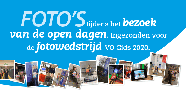 Foto's bezoek open dagen middelbare school de VO Gids