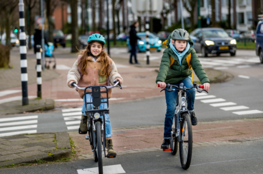 Speel het veilig fietsen spel