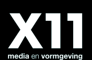 X11 media en vormgeving logo
