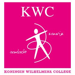 Koningin Wilhelmina College locatie Gershwinhof logo